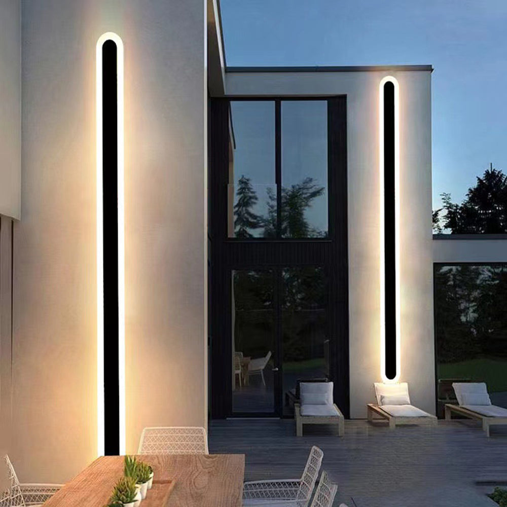 Arandela Externa Rio Linear Oval