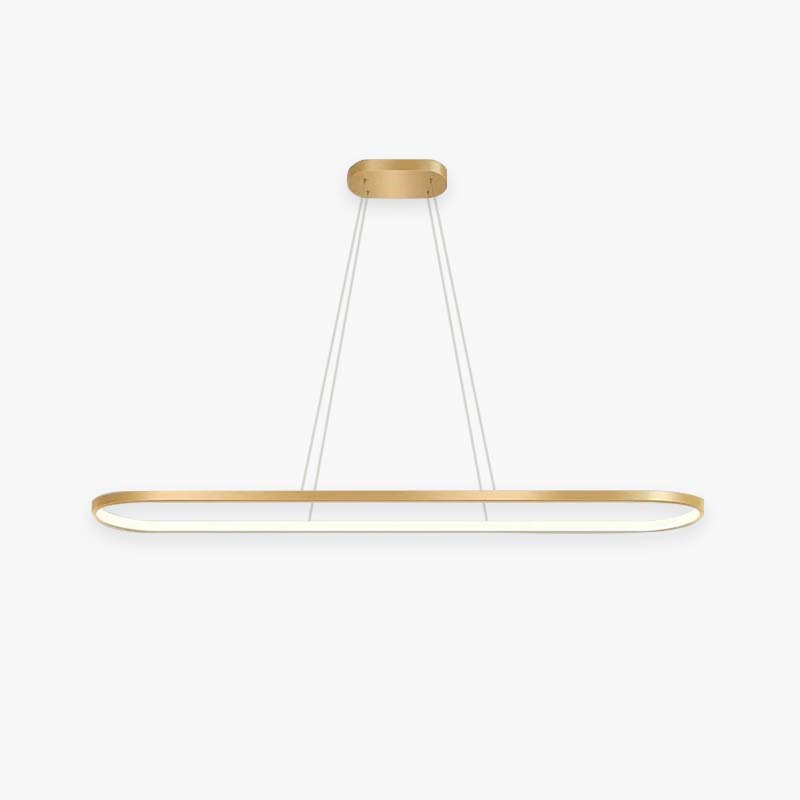 Luminária Pendente Suspensa Oval Minimalista Avenor para Interiores