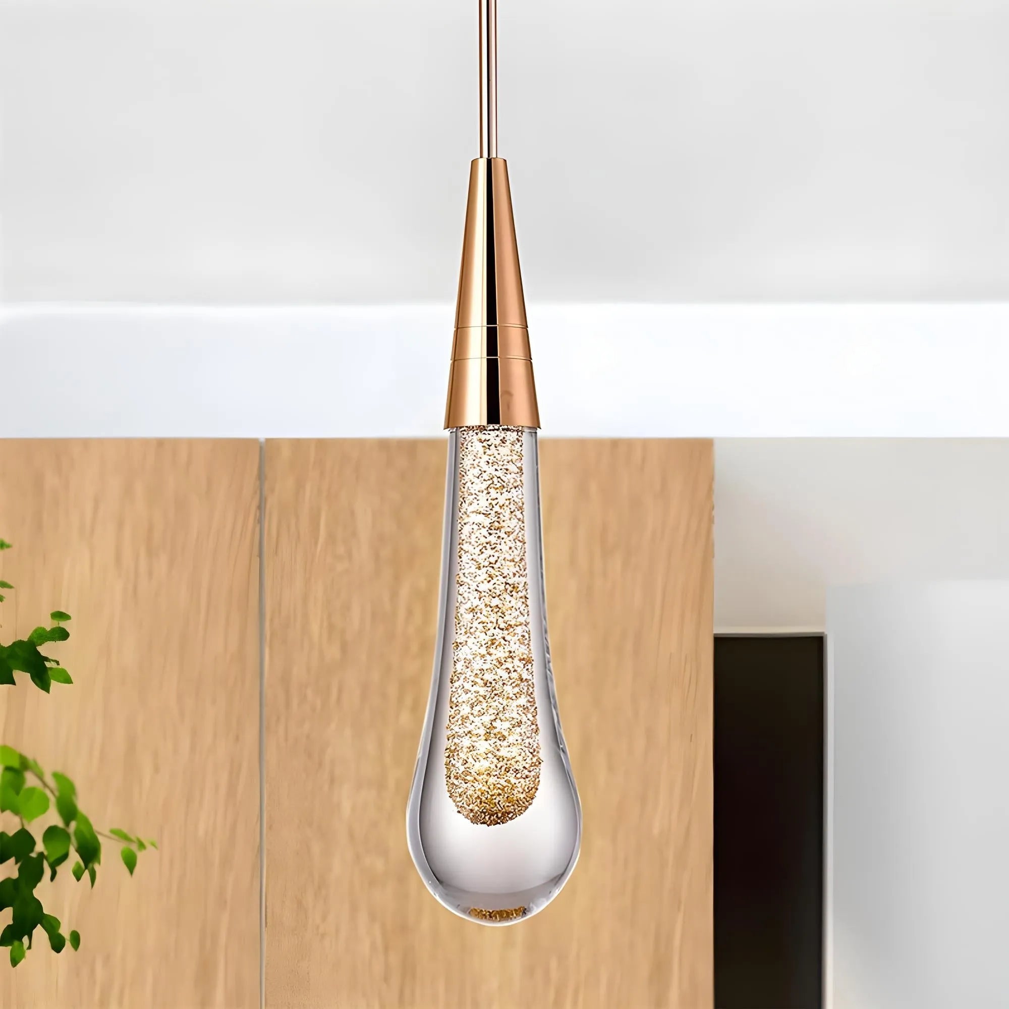 Pendente Orlith Cristal Dourado