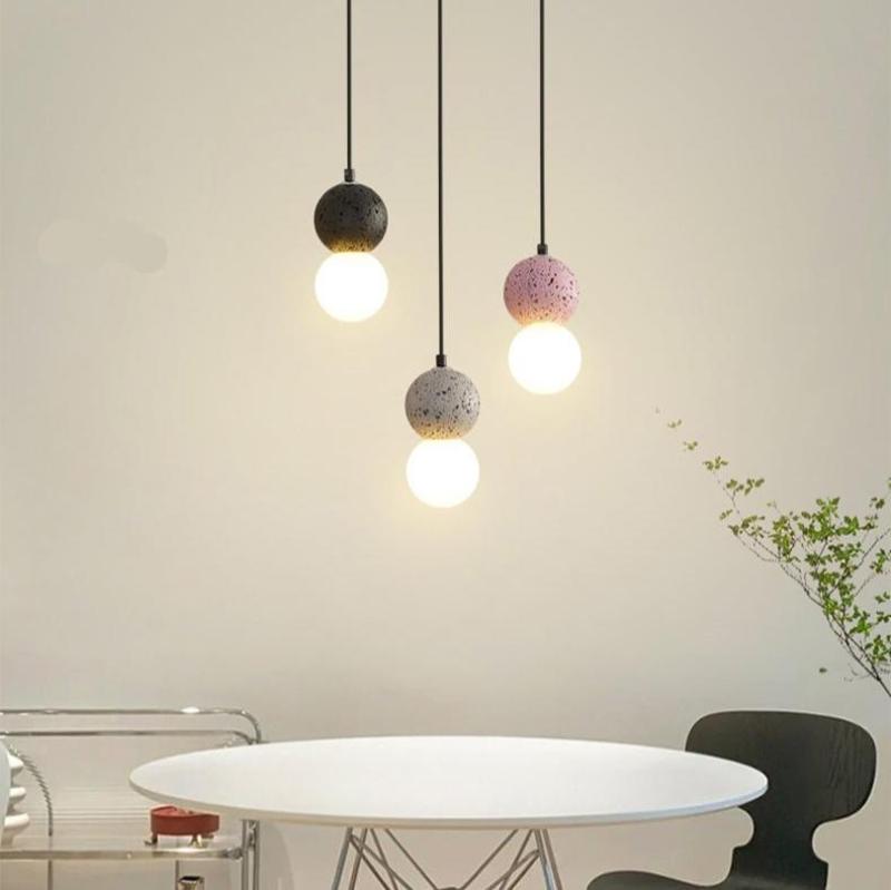 Luminária Pendente Orynth Travertino Moderna