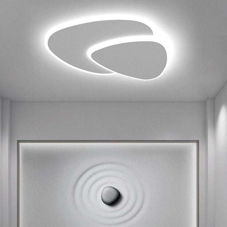 Plafom de Teto Corvian LED Geométrico Branco