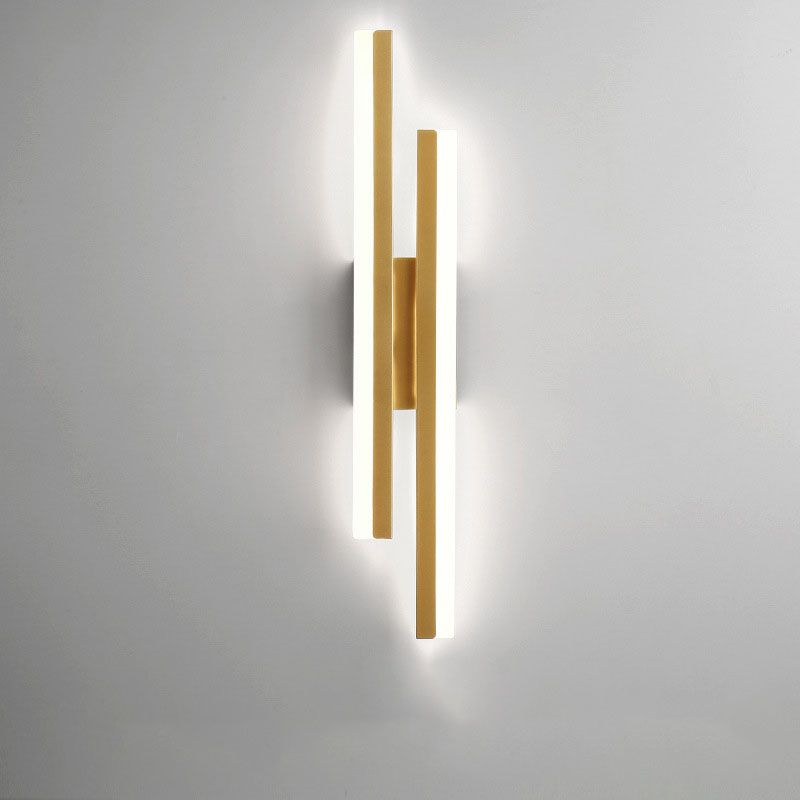 Luminária de Parede Marien Geométrica Minimalista Preto/Branco