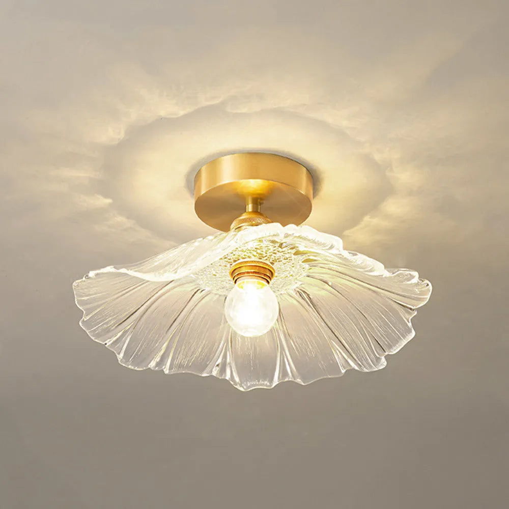 Luminária de Teto/Pendente de Vidro Flor Lavor