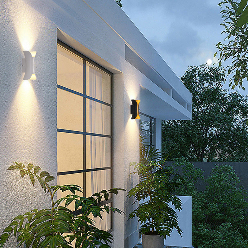 Arandela LED Externa Curva Calyxor