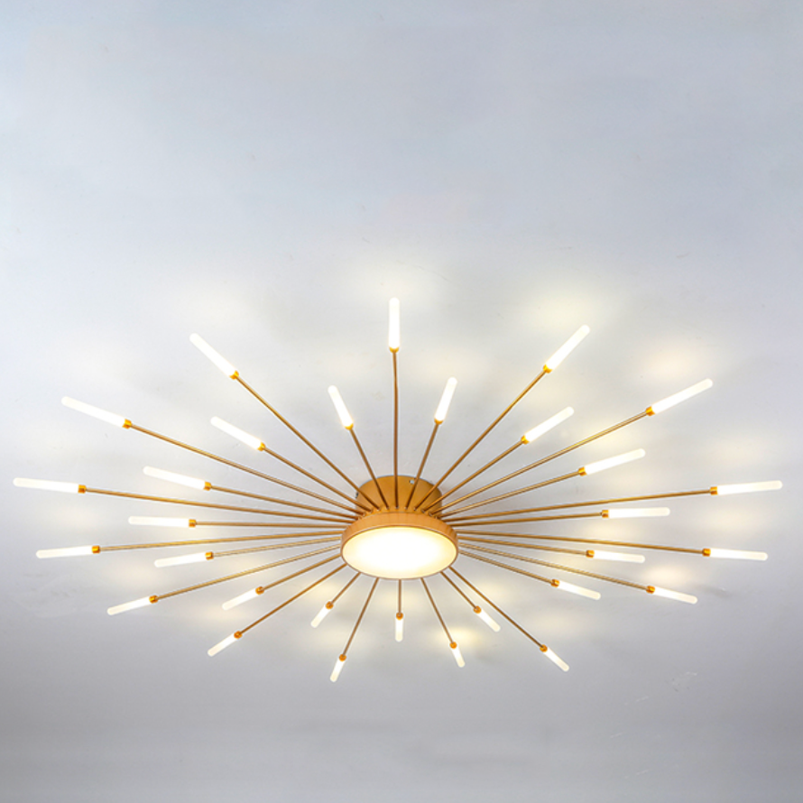 Vexor Luminária de Teto LED Moderna Efeito Fogos de Artifício