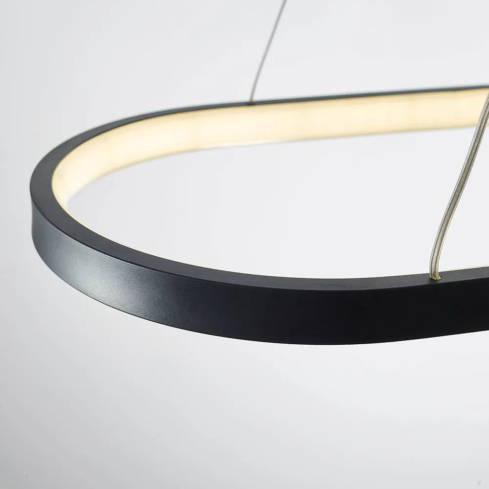 Luminária Pendente Suspensa Oval Minimalista Avenor para Interiores
