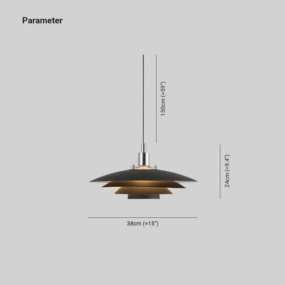 Pendente Milora Contemporâneo Minimalista Frisbee