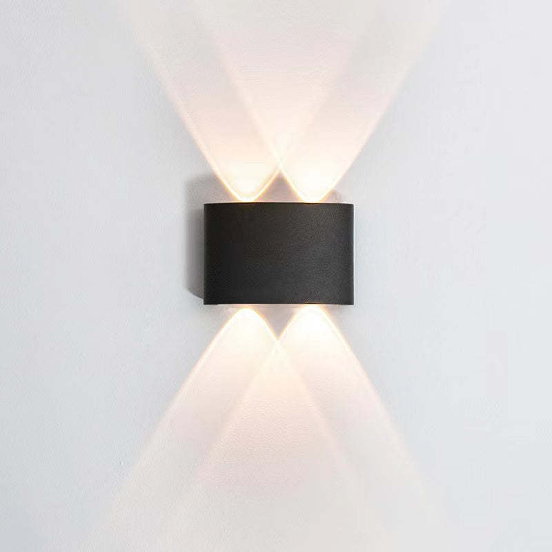 Nirex Arandela Moderna Retangular Externa com Efeito Onda