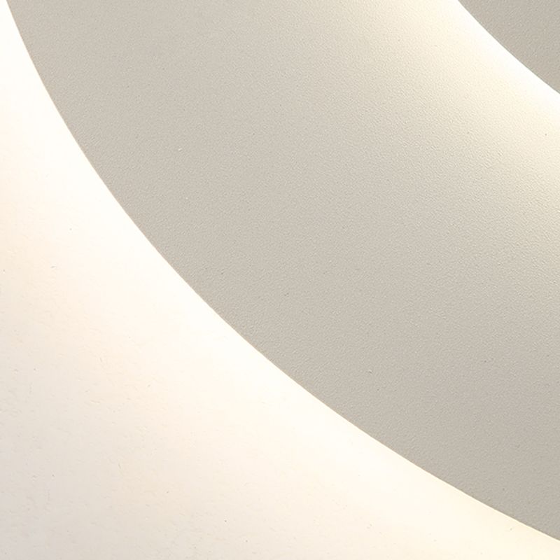 Plafone Marvion Floral Branco Contemporâneo