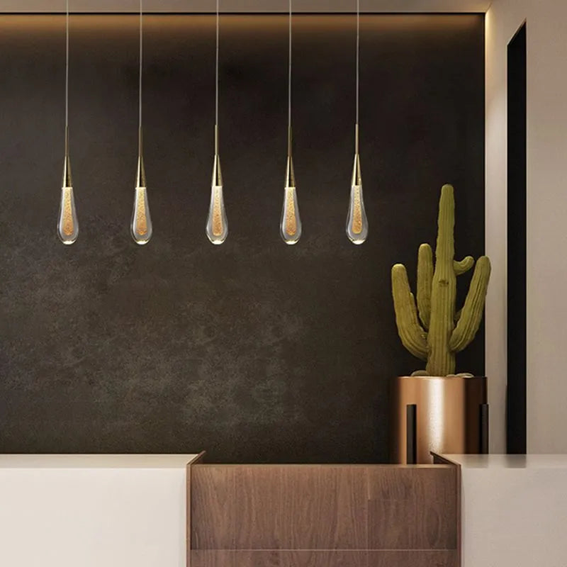 Pendente Orlith Cristal Dourado