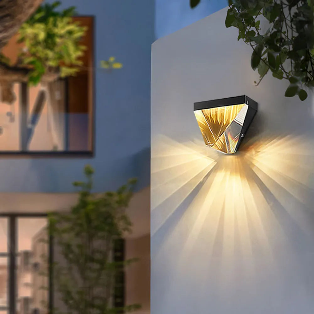 Arandela Externa Norevia Impermeável Diamante/Cristal