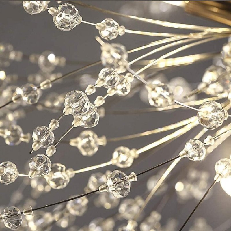 Luminária Pendente Vintage Lirex Dente-de-leão Fogo de Artifício