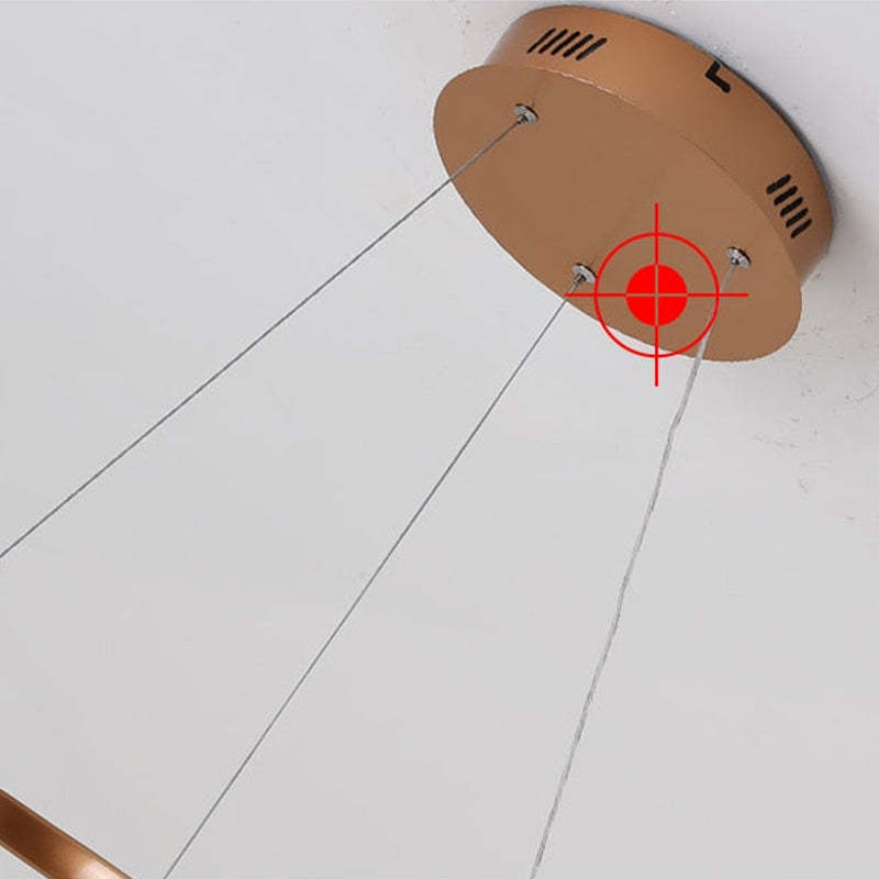 Luminária Pendente Evren Flor Irregular Moderna, 3 Cores