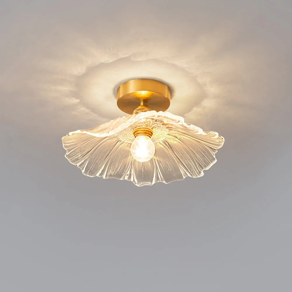 Luminária de Teto/Pendente de Vidro Flor Lavor