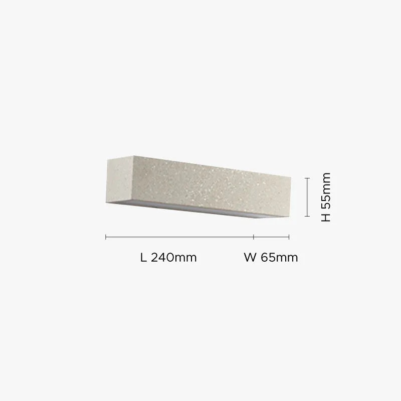 Luminária de Parede Externa LED Davel, Preto e Branco