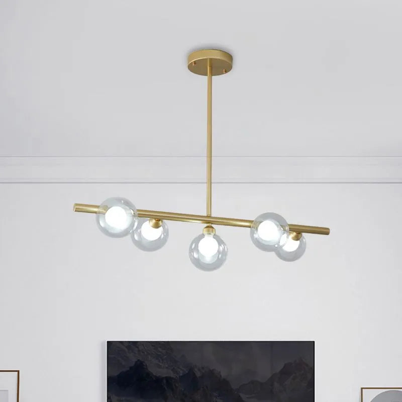 Pendente Lumirel Linear com Vidro Bolha