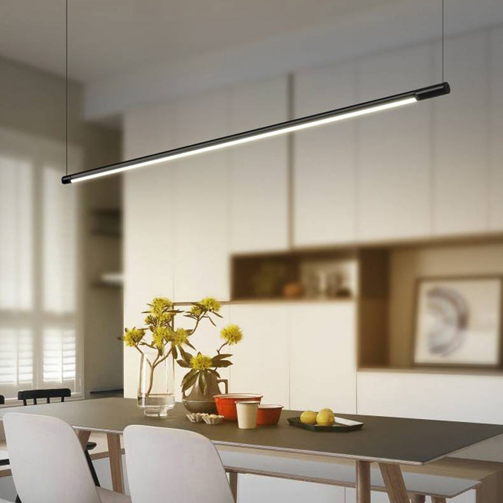 Pendente Miren Linear Minimalista Preto
