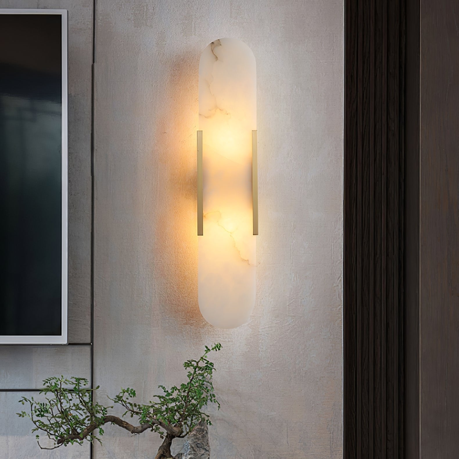 Arandela Corenil Alabastro Luxo