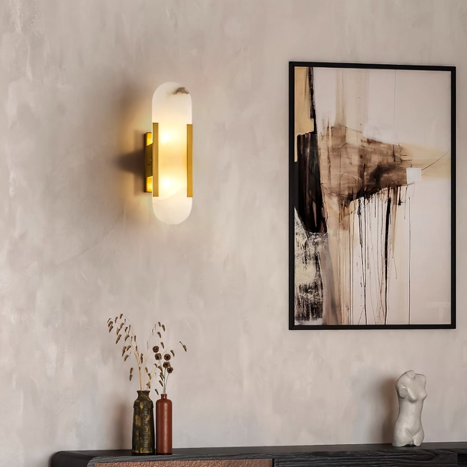 Arandela Corenil Alabastro Luxo