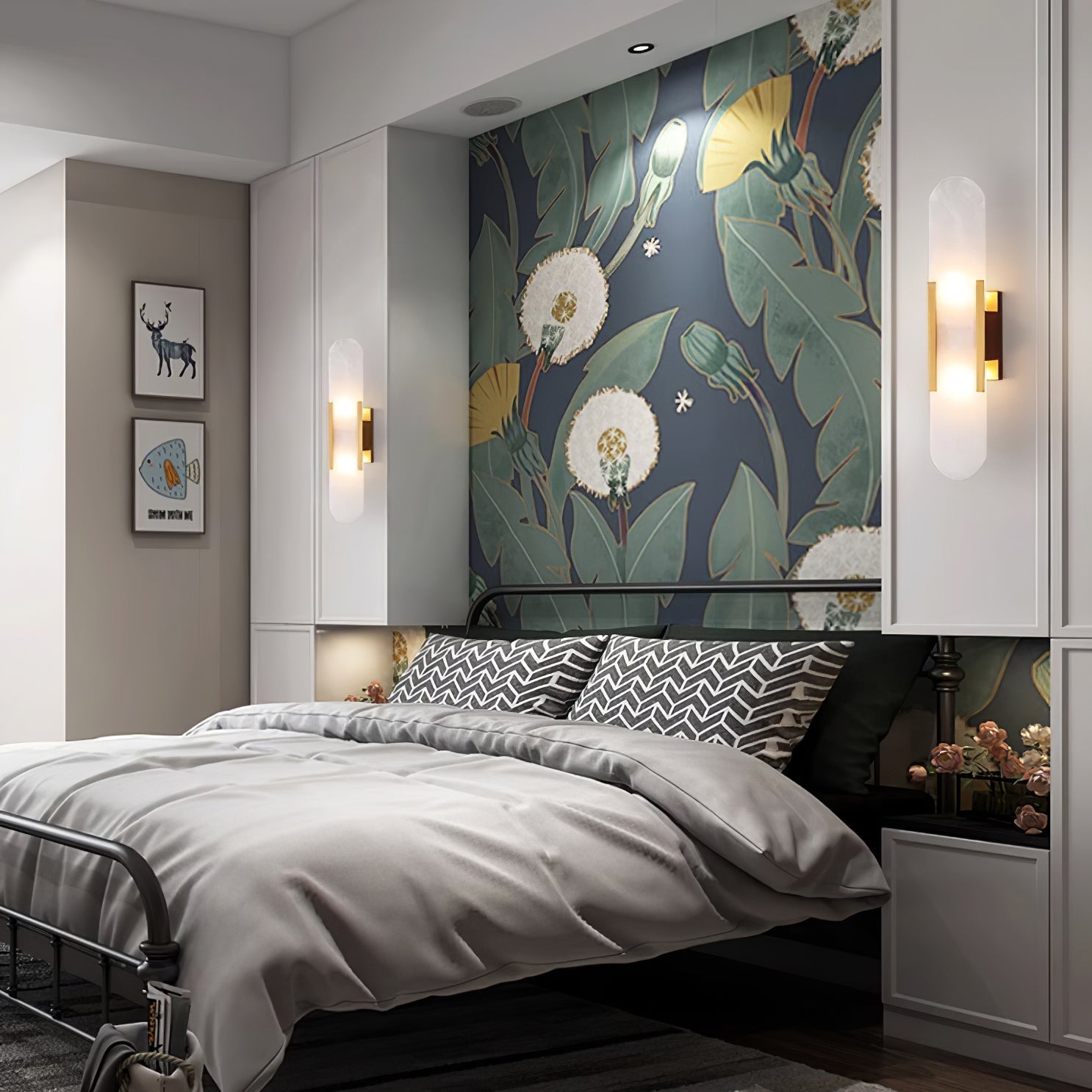 Arandela Corenil Alabastro Luxo