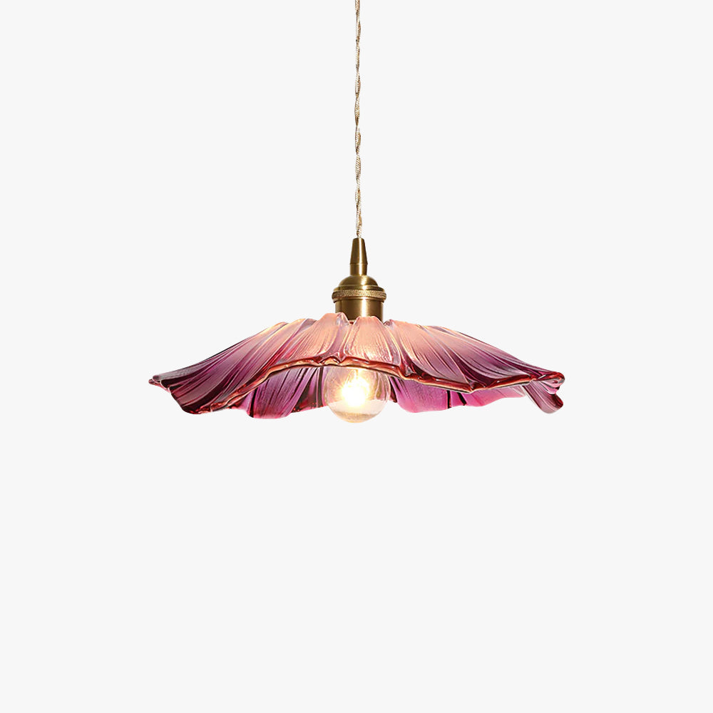 Luminária de Teto/Pendente de Vidro Flor Lavor