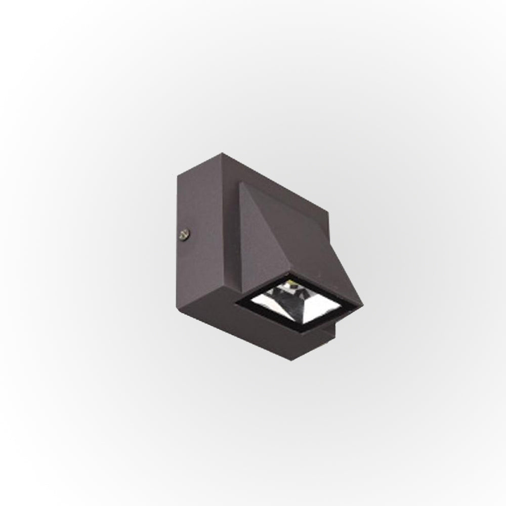 Terin Luminária de Parede Externa LED Preta Moderna