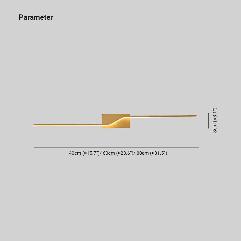 Candeeiro de Parede Minimalista Moderno Doraq para Quarto e Sala de Estar