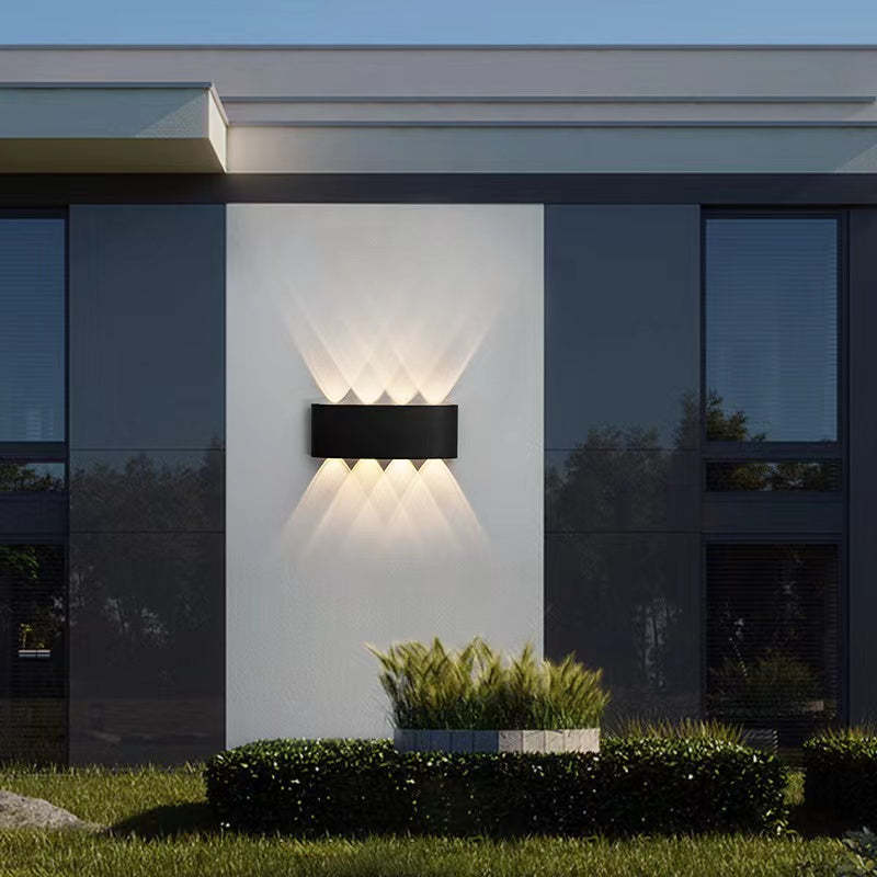 Nirex Arandela Moderna Retangular Externa com Efeito Onda