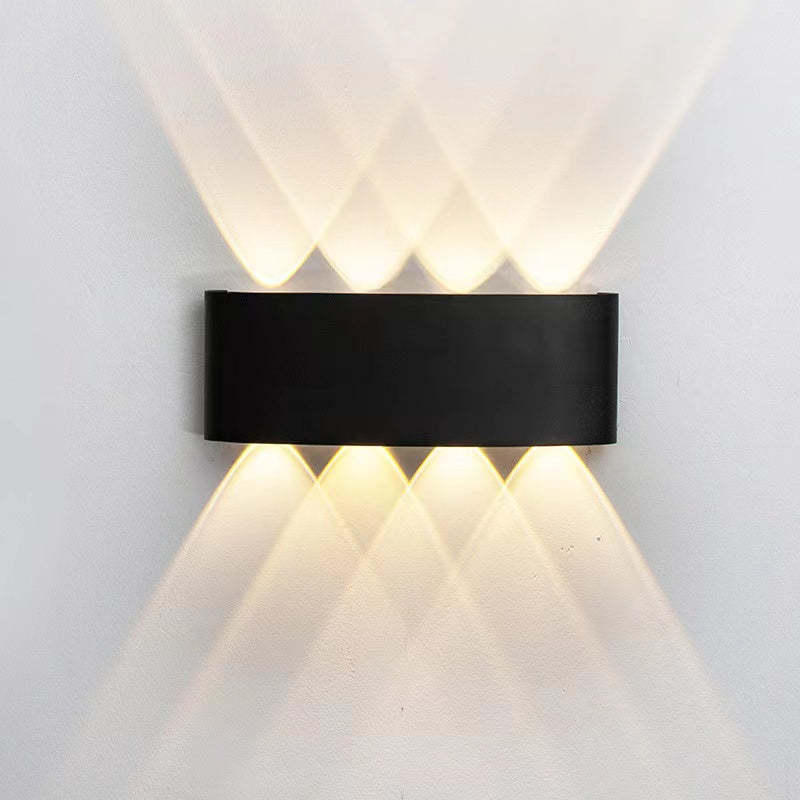 Nirex Arandela Moderna Retangular Externa com Efeito Onda