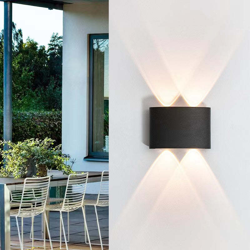 Nirex Arandela Moderna Retangular Externa com Efeito Onda