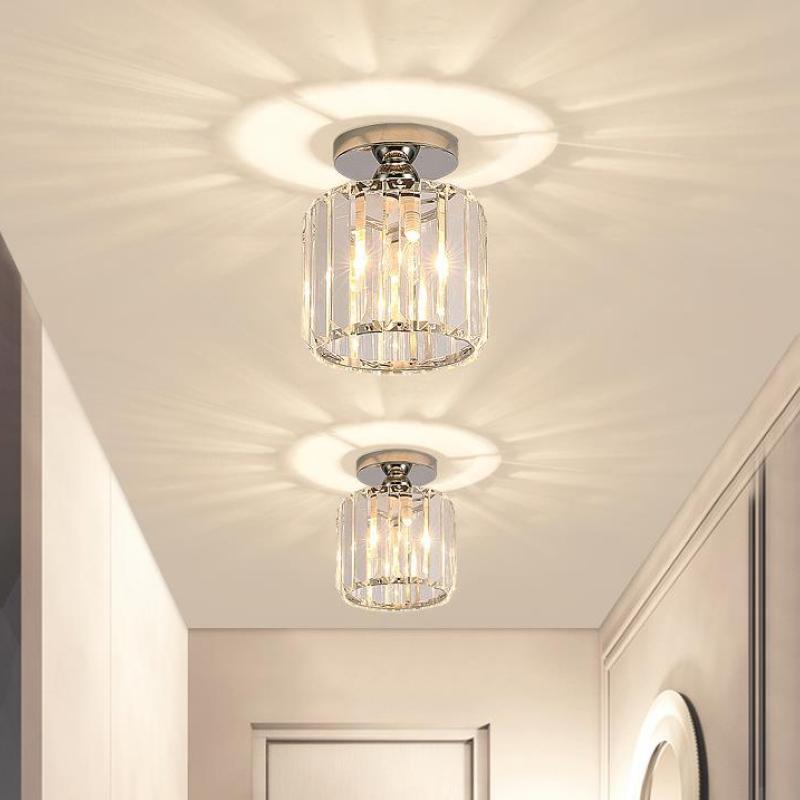 Luminária de Teto Cerin Moderna / Cristal, 3 Cores