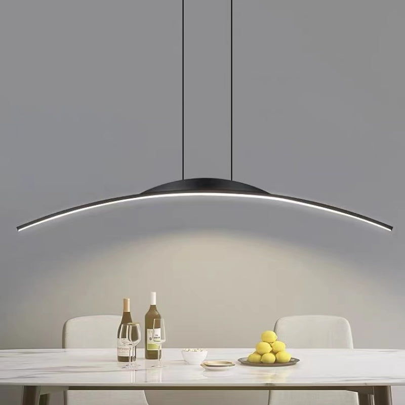 Luminária Pendente Linear Minimalista Xeli com Controle Remoto
