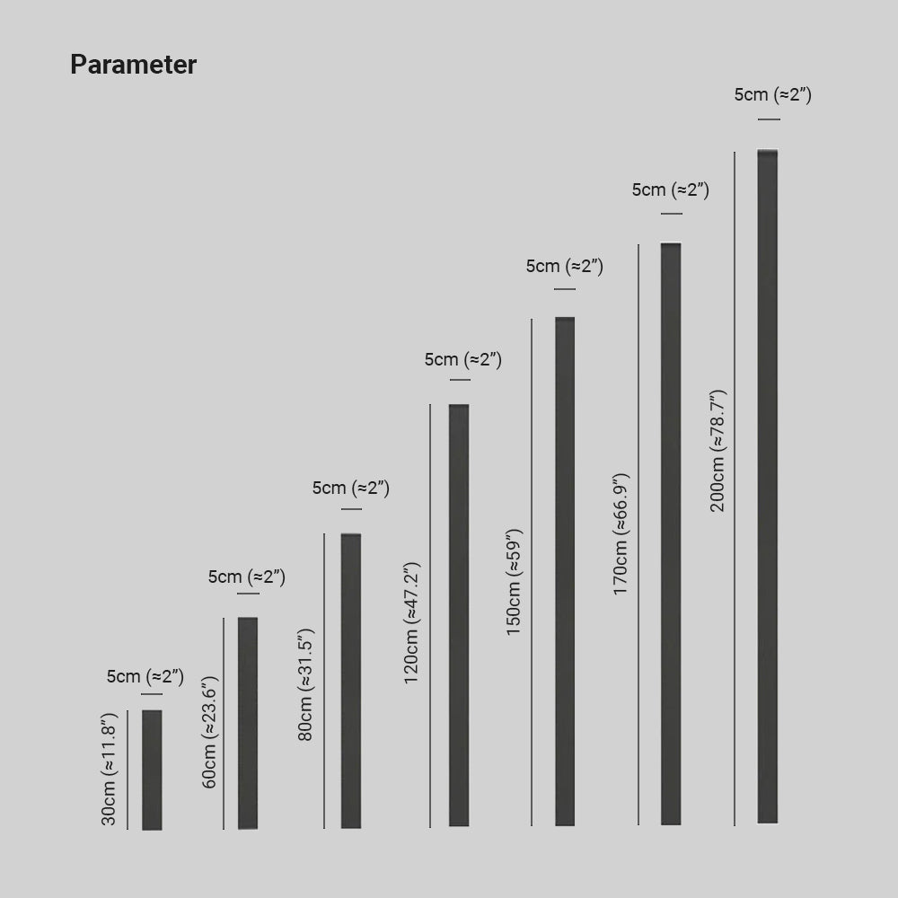 Arandela de Parede Linear Externa Zelvo