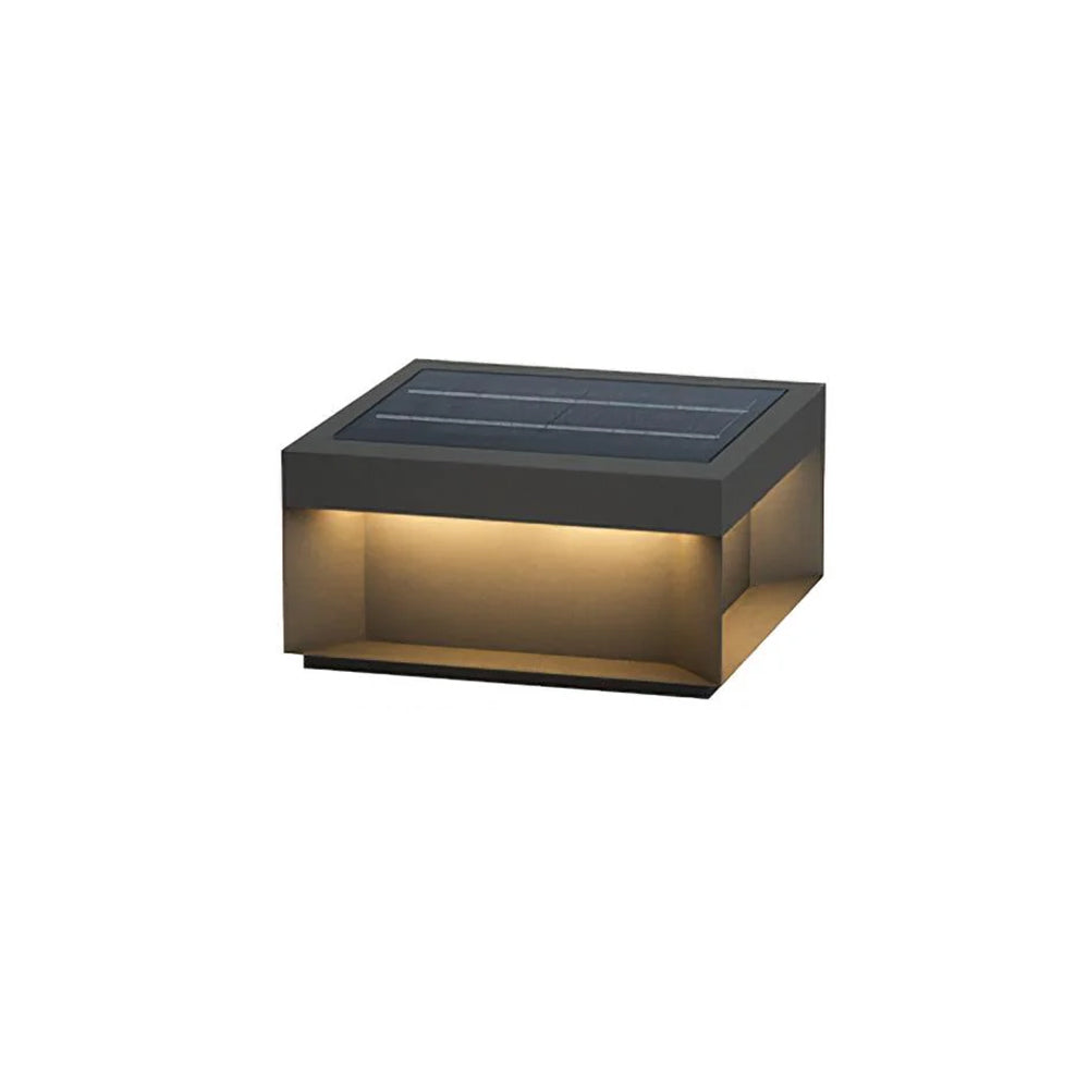Luminárias de Poste Solares Quadradas Modernas Lenovae para Exterior