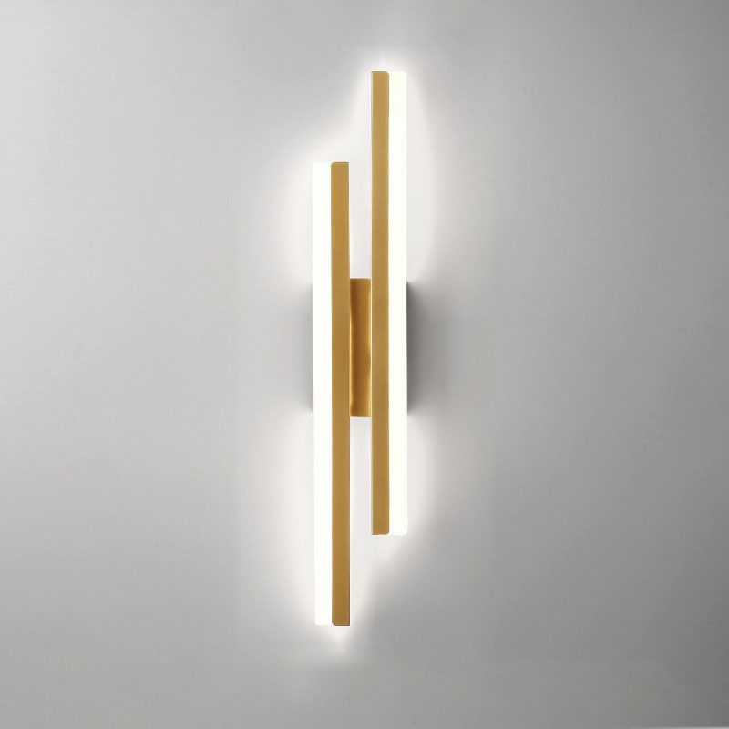 Luminária de Parede Marien Geométrica Minimalista Preto/Branco