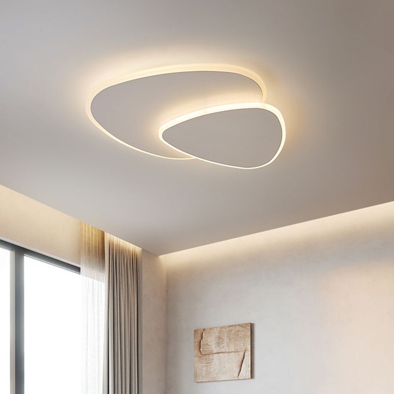 Plafom de Teto Corvian LED Geométrico Branco