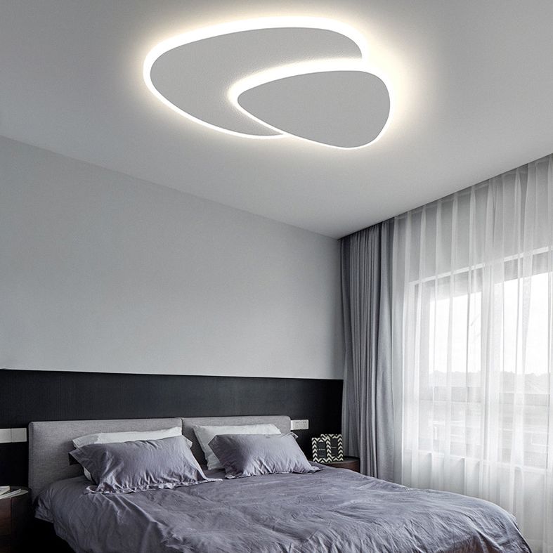Plafom de Teto Corvian LED Geométrico Branco