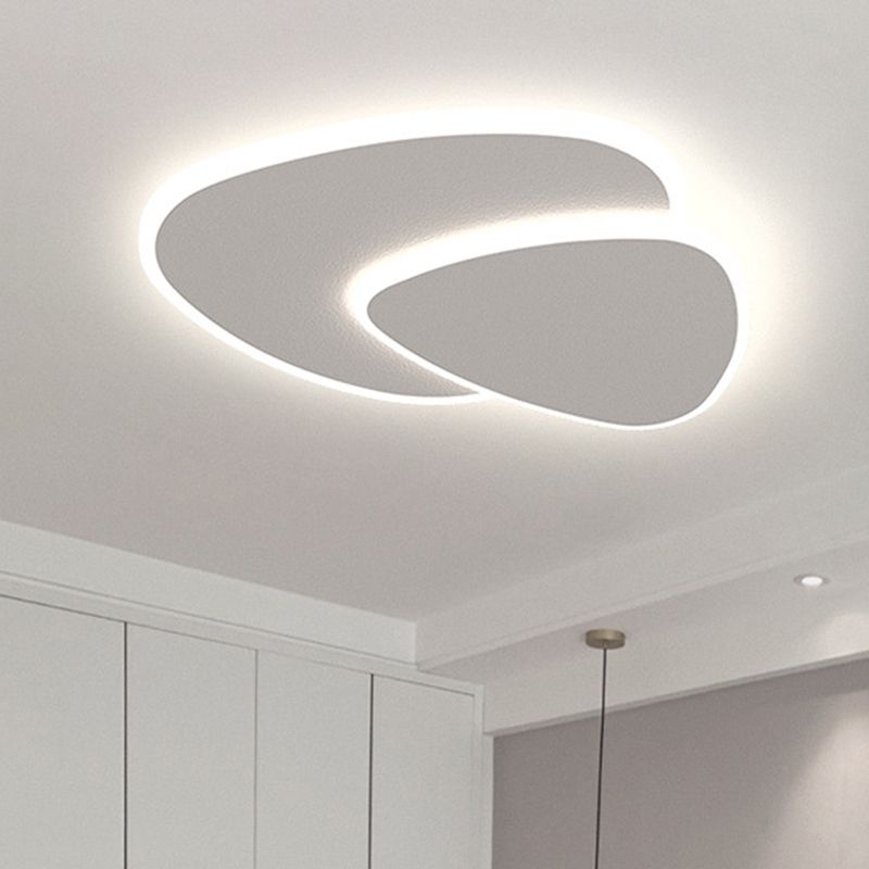 Plafom de Teto Corvian LED Geométrico Branco