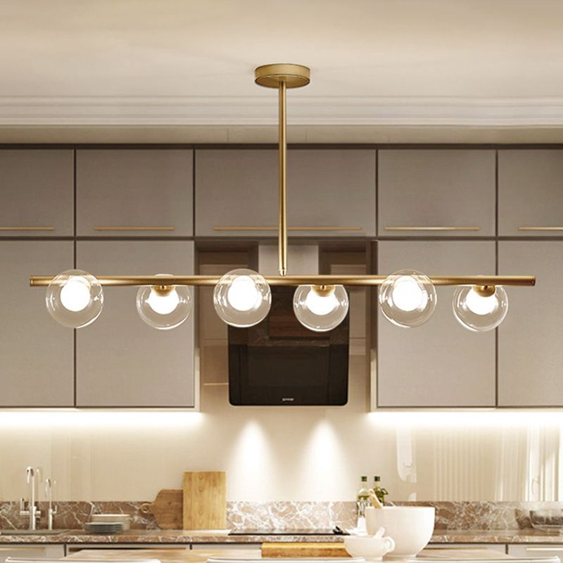 Pendente Lumirel Linear com Vidro Bolha