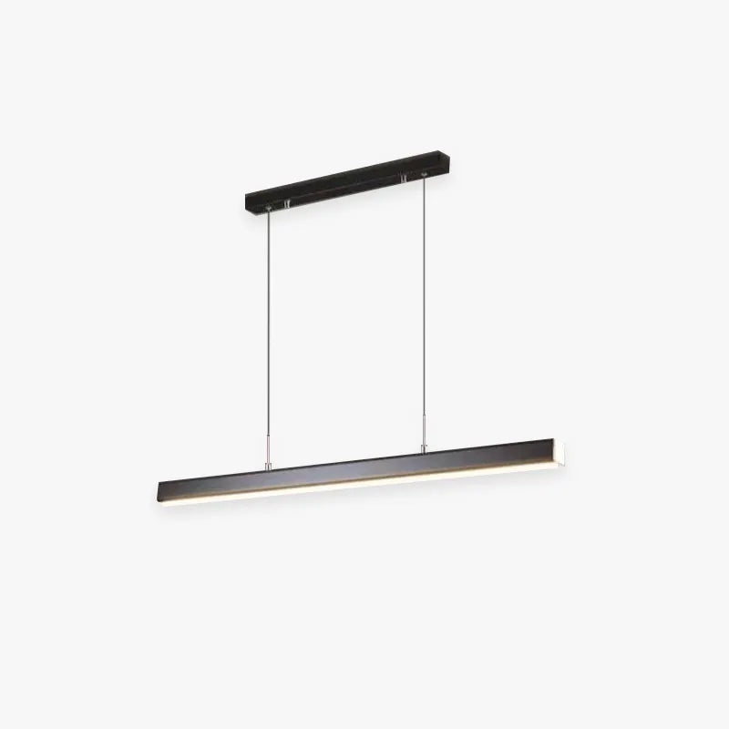 Lerin Luminária Pendente Linear LED Moderna Preto/Marrom
