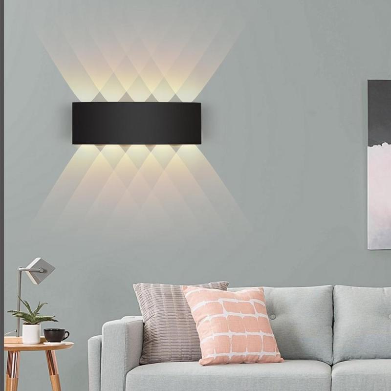 Nirex Arandela Moderna Retangular Externa com Efeito Onda