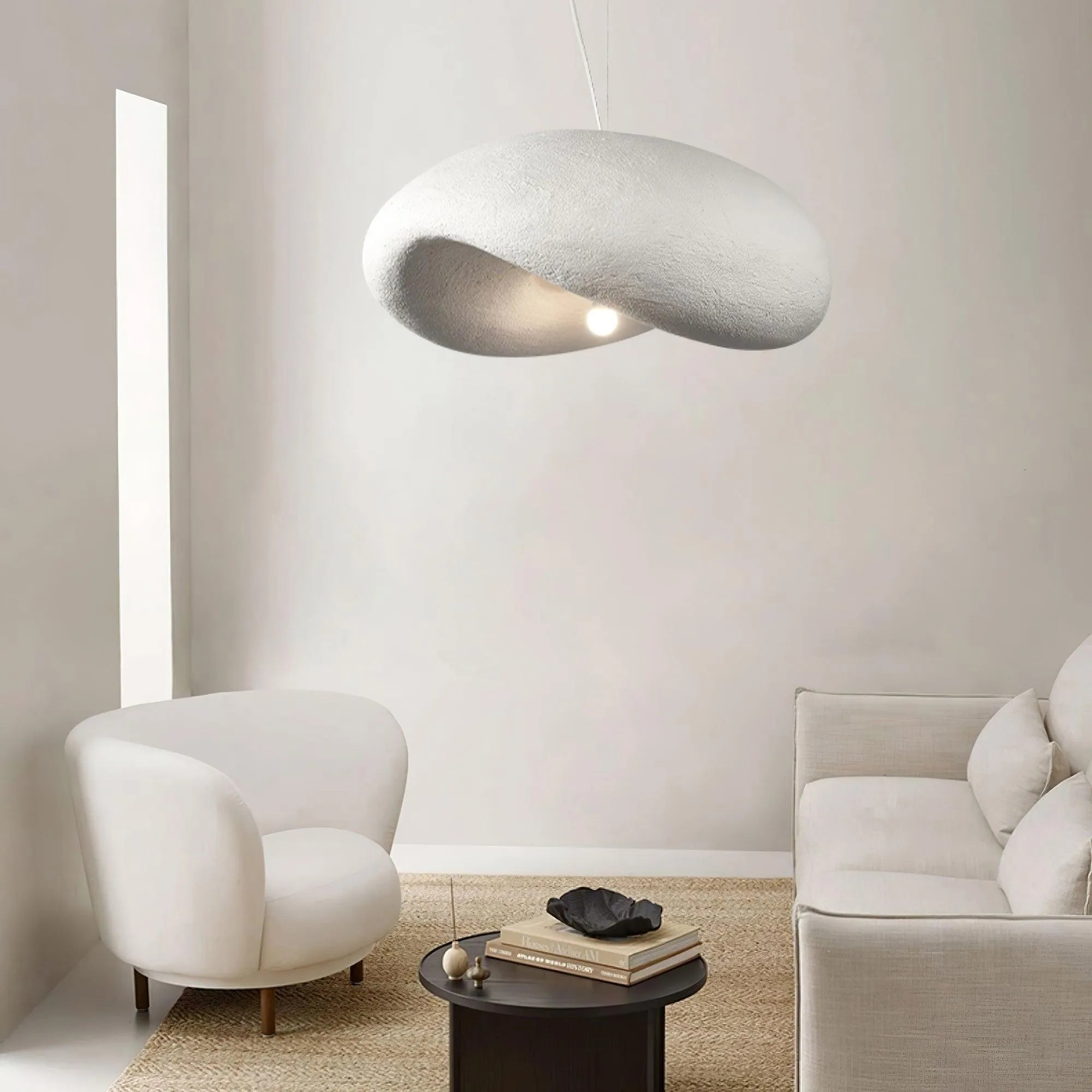 Pendente Cosmo Moderno em Forma de Nuvem Estilo Wabi Sabi