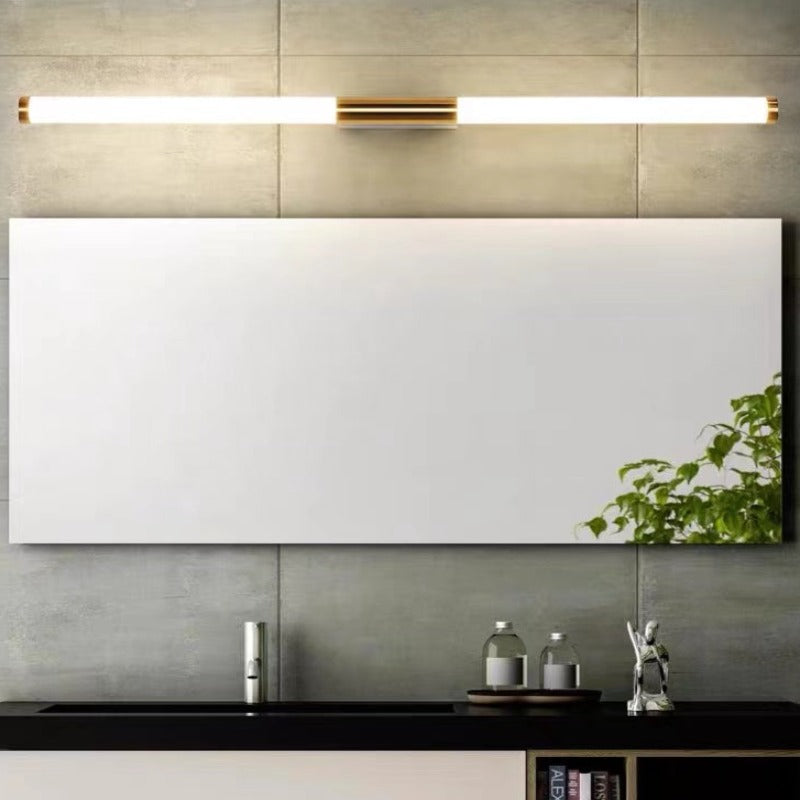 Luminária de Parede Linear Minimalista Aeri, Dourada