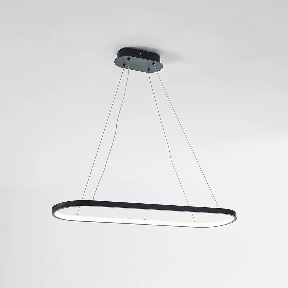 Luminária Pendente Suspensa Oval Minimalista Avenor para Interiores