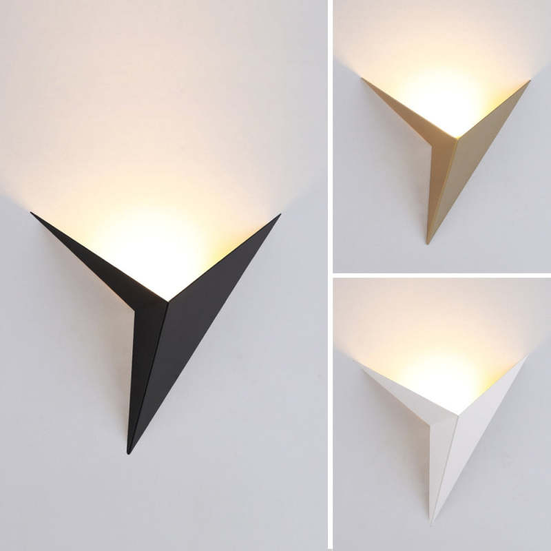 Arandelas de Parede LED Modernas Meri para Quarto, Triângulo