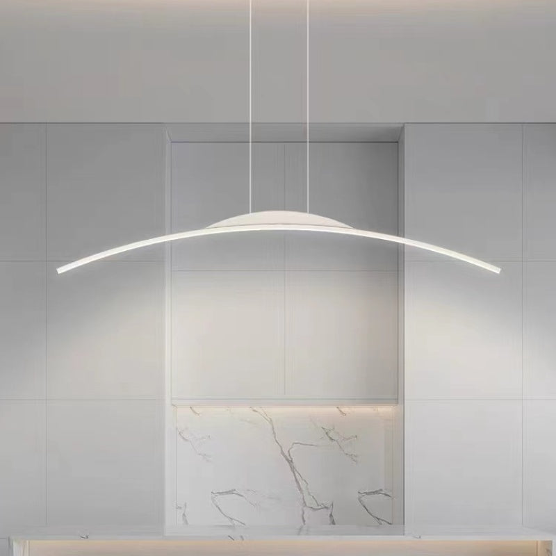 Luminária Pendente Linear Minimalista Xeli com Controle Remoto