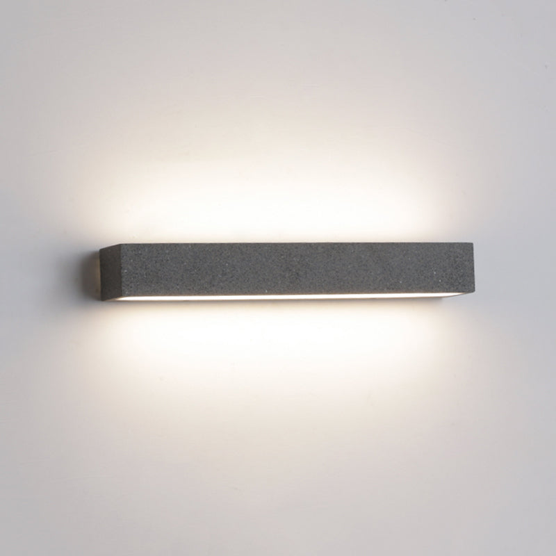 Luminária de Parede Externa LED Davel, Preto e Branco