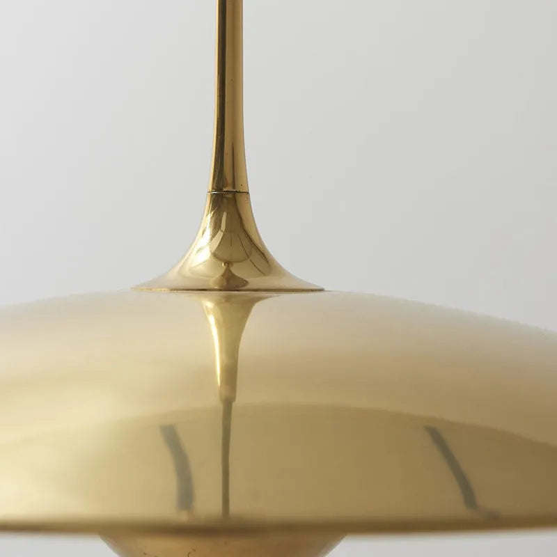 Luminária Pendente Minimalista Kiren, Dourada