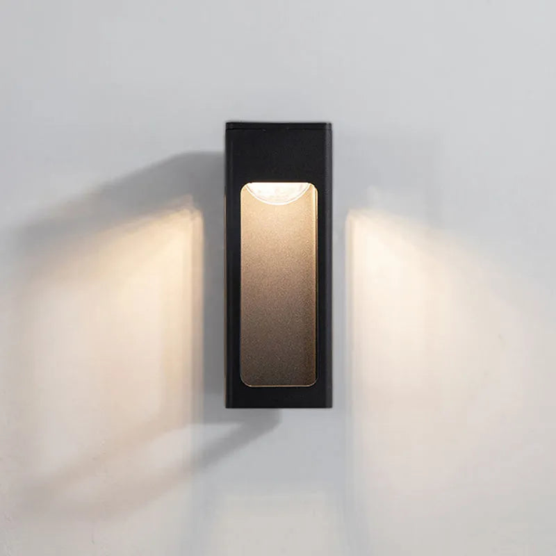 Teniq Arandela Externa Moderna Impermeável Minimalista Geométrica