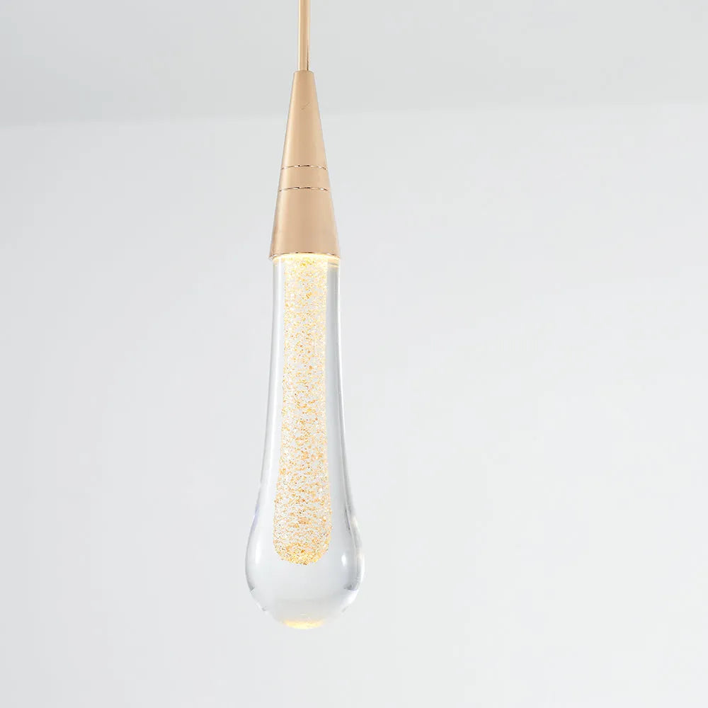 Pendente Orlith Cristal Dourado